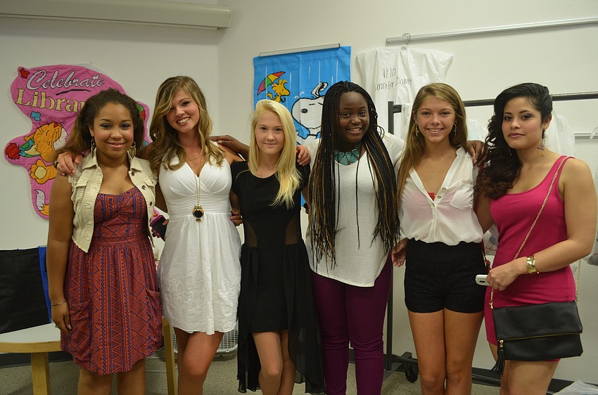 Models Maria Rodriguez, Payton Zimmerman, Alex Ducey, Dorothy Rodriguez, Mariah Rivera and Ana Ortiz