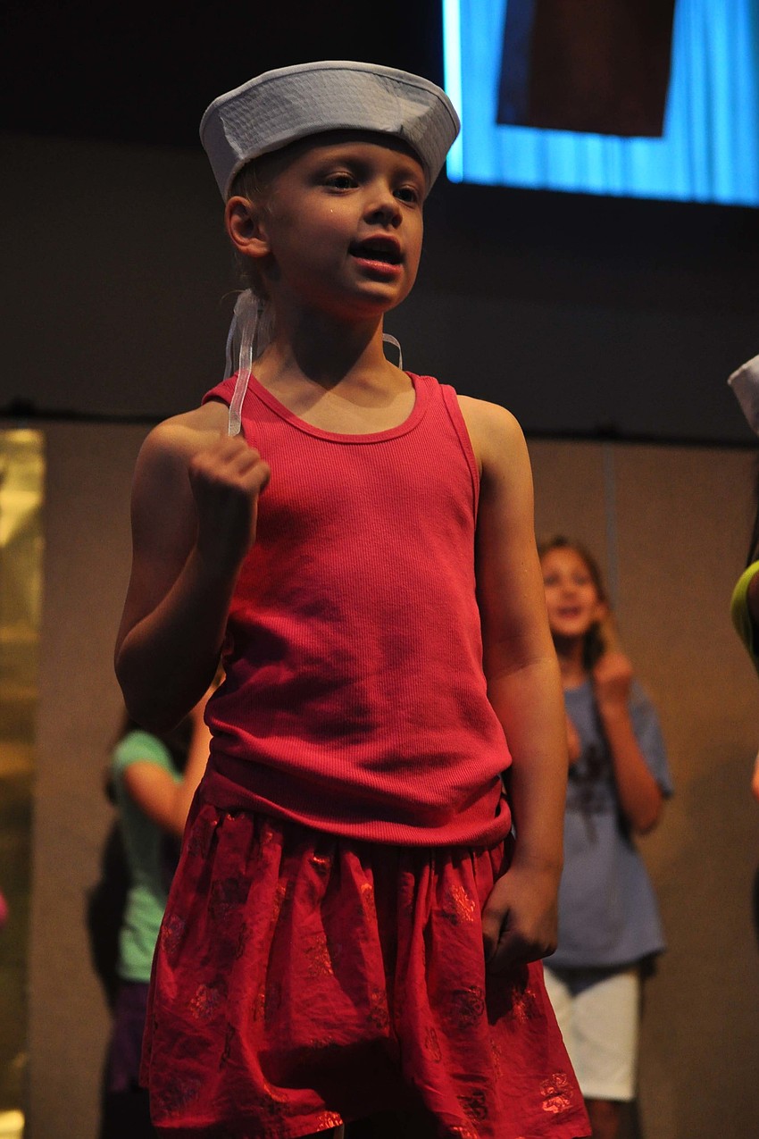 Julia Haller sang every song.