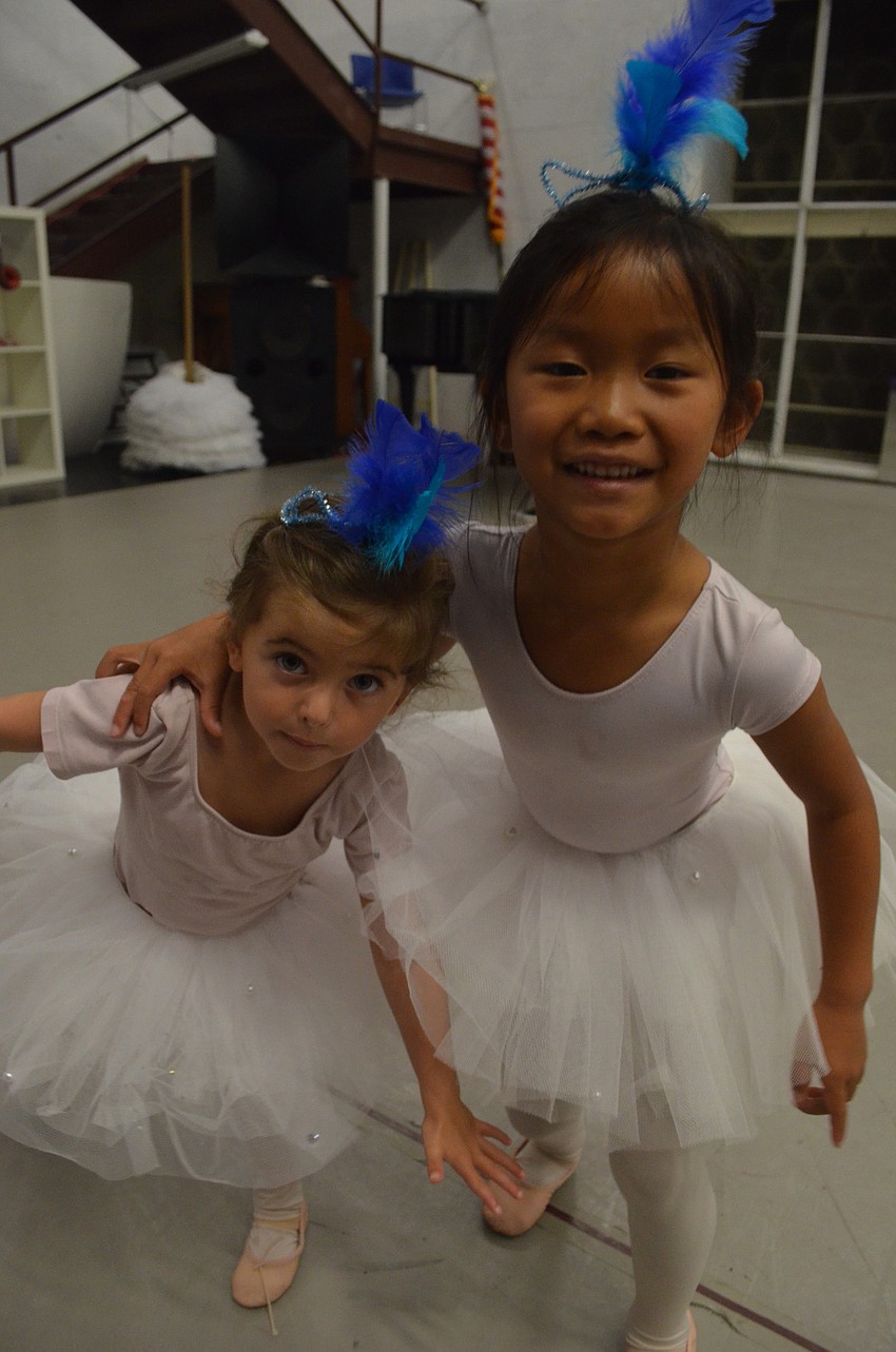 Rory Wagner, 3, and her sister Roselyn, 6, both attend ballet camp from Aug. 4 to Aug. 9.