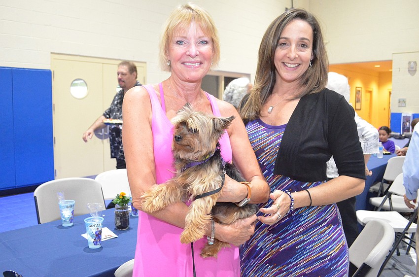 Nancy Mina with Bubba the Yorkie and Josephine Eisenberg