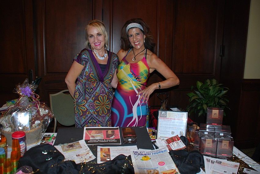 Penelope Hagrett Mabrey and Gina Spicer of Manatee Childrenâ€™s Services took part in fundraising