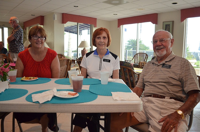 Janet Fitzgerald with Joyce and Jim Huber