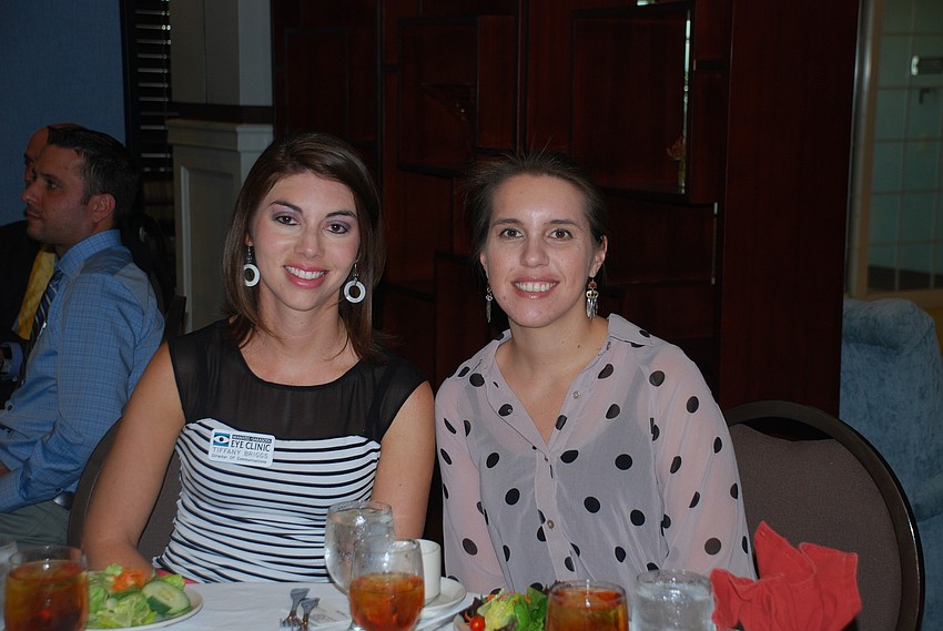 Renee Wyatta and Tiffany Briggs learn about the ins and outs of networking