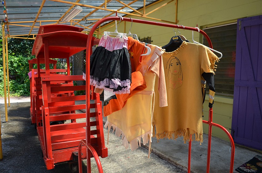 The Childrenâ€™s Garden offered pirate clothing for children on International Talk Like a Pirate Day.