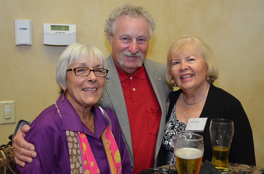 Leonard and Trudee Trudell with Julie Brady