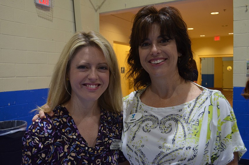 Liz Reuth of Neal Communications and Ellen McLaughlin of the Sarasota Family YMCA