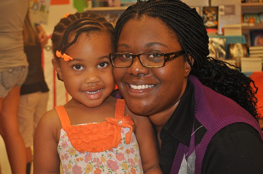 Alyssa Blanding and mom Leah picked up some fun books