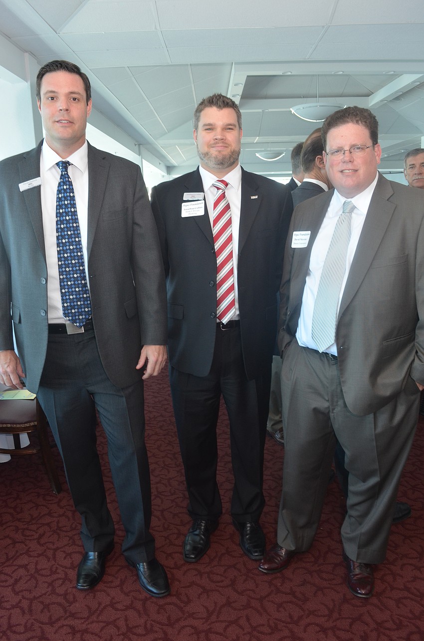 David Chadwick and Jonathan Collins of BB&T and David Mercier of Datum Corporation