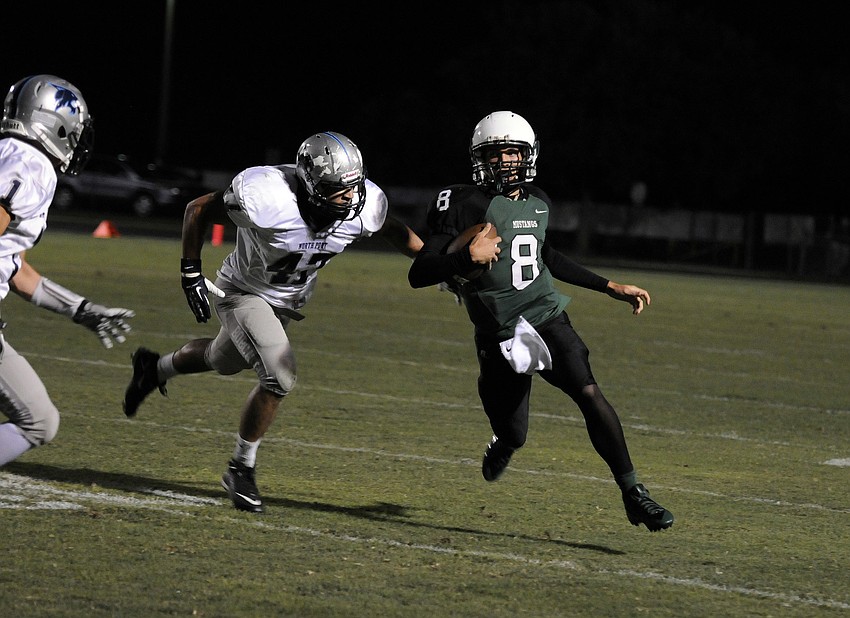 Lakewood Ranch quarterback Chad Rex accounted for four touchdowns, including three on the ground.