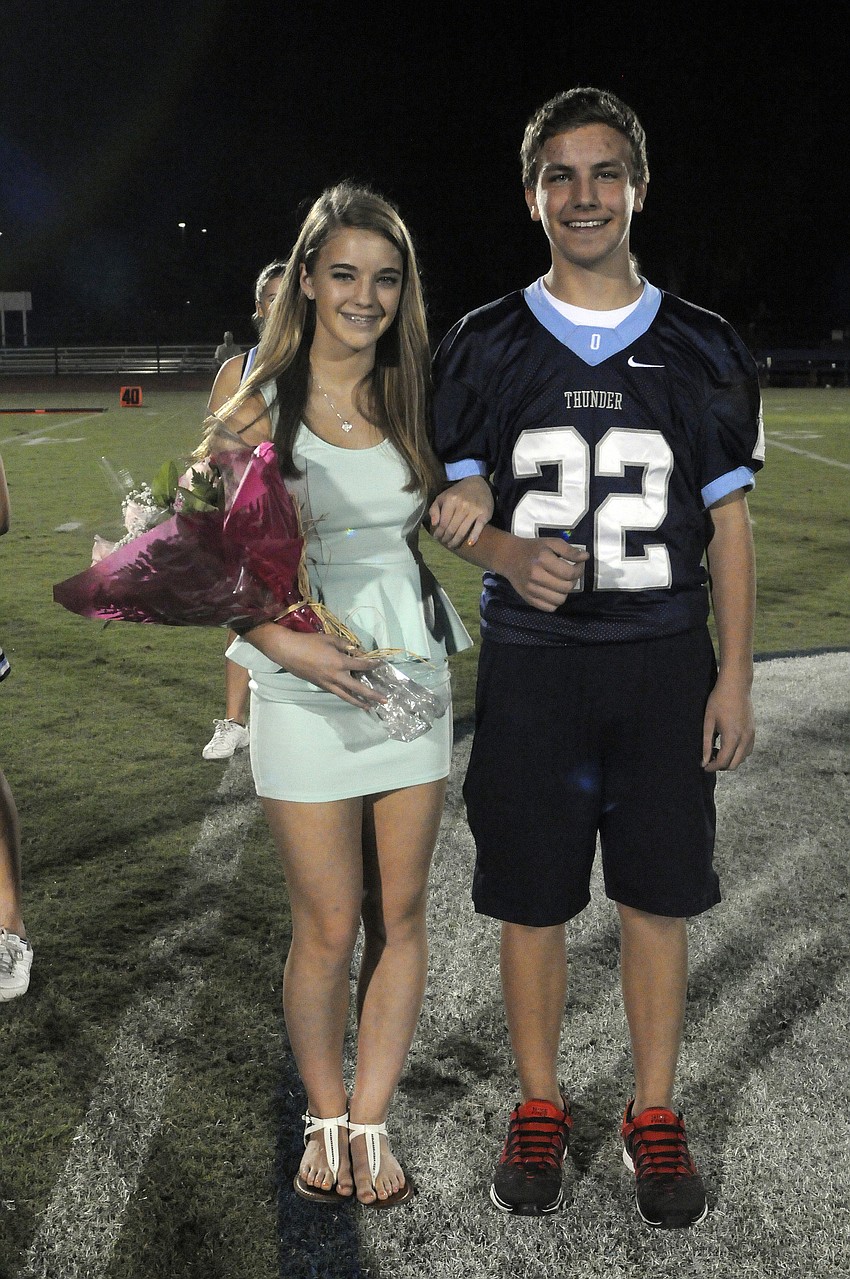 Karli Pearce and Garrett Luhman were named the freshman Count and Countess.