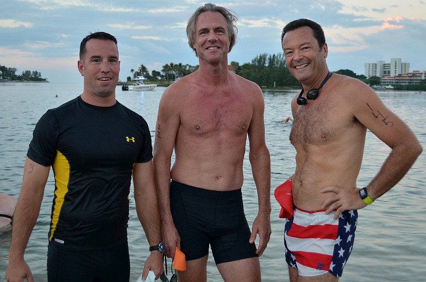 Mike Bente, Sid Imes and Dr. John McDonough