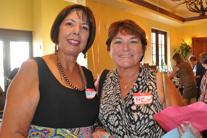 Pat Eilender and Fran Mastrelli sold raffle tickets