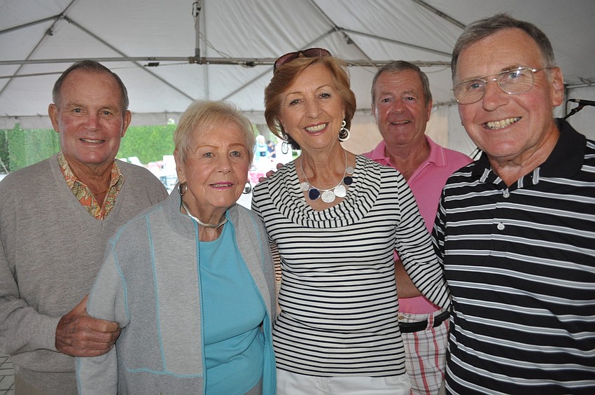 Mac and Harriet Rouse and Elizabeth and Martin Ritchley with Jim McClurg (back)