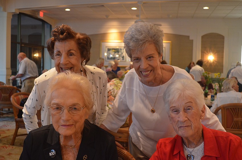 Ethel Athanas, Anne Hanley, Barbara Falcone and Anne Winter
