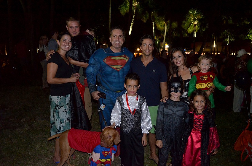 Families enjoyed the night.