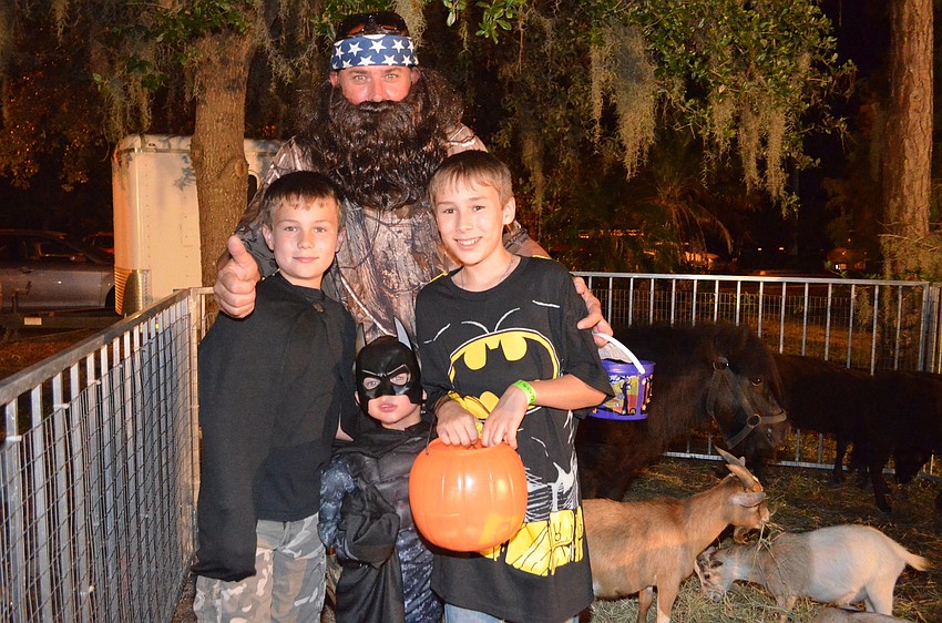 Logan, Larry, Landen and Colten Beane