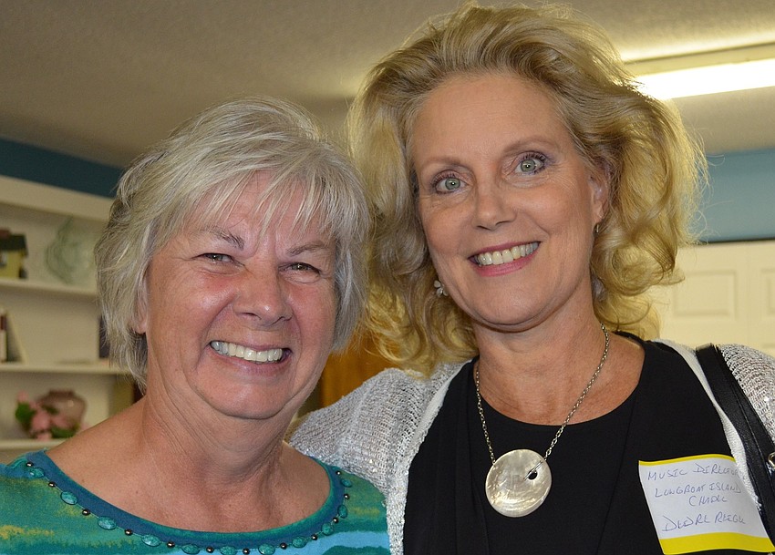 Barbara Koetsier, Board of Trustees, and Deidre Reigel, Music Director at Longboat Island Chapel