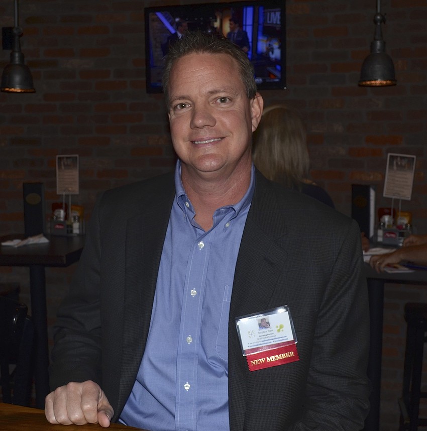 Stephen Supe enjoys a minute alone before the crowd arrives.