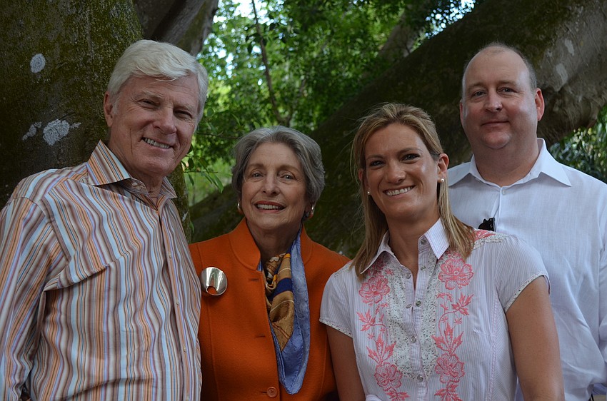 Ron Burks with Michael, Kara and Drayton Sanders