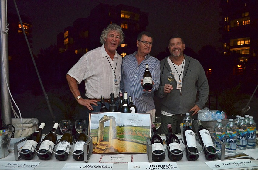 Freddy Matson, Robin Stephenson and Craig Strange with Vineyard Brands
