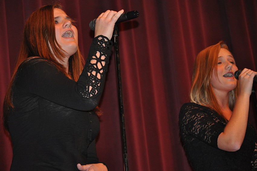 Sarah and Rachael Schicitano sang â€œLeave the Pieces.â€