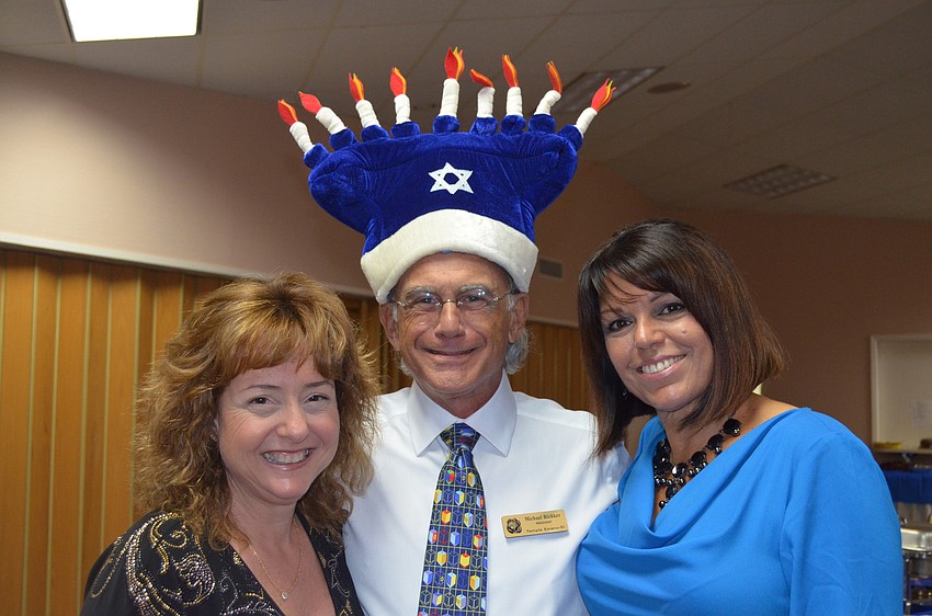 Cindy Gilburne with Michael Richker and Sabrina Silverberg