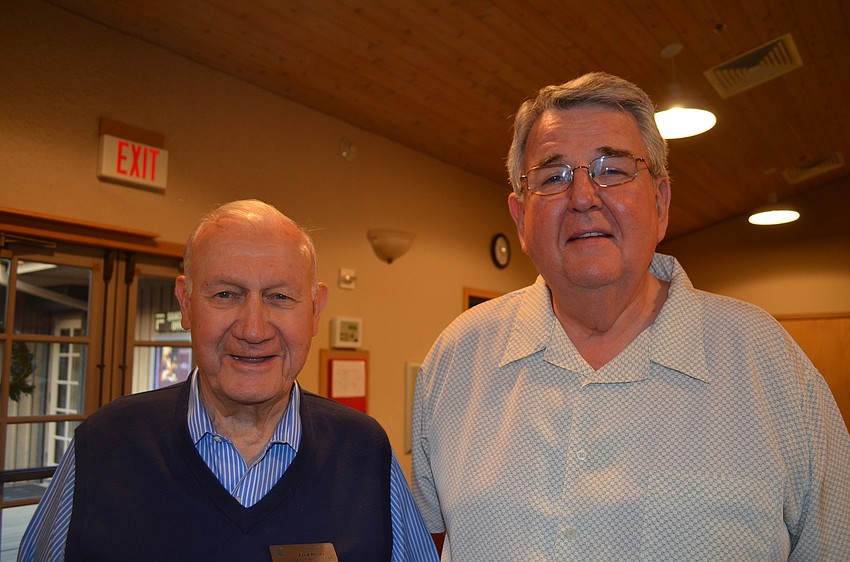 Fred Heina with Len Wilson