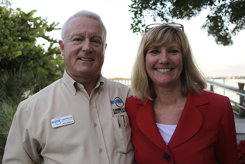 John Wojtyna, Aqua Plumbing and Air, and Annabelle Newland, Yorkshire International Property Management