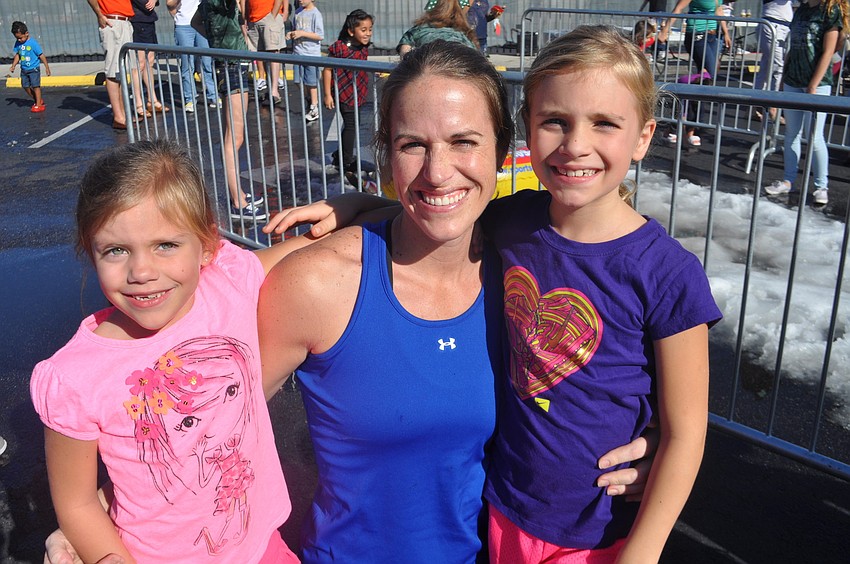 Natalie, Heather and Morgan Fellows enjoy the day together. Morgan turns 7 Christmas day.