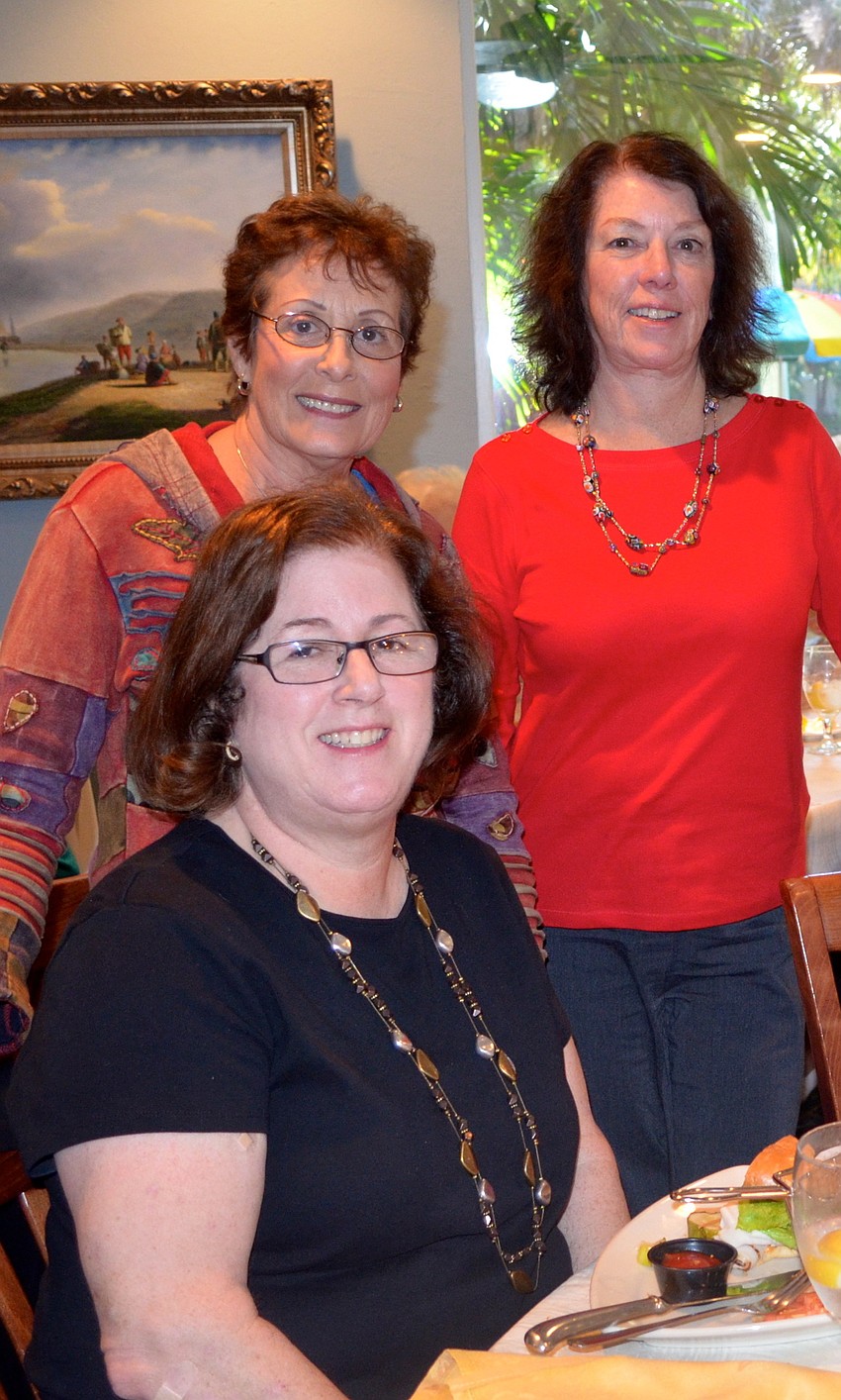 (Sitting) Amy Shaffer (Standing) Lari Kelman and Barbara Darvin
