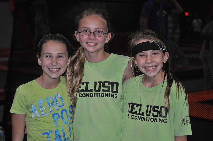 Kaitlin Yawn, Megan Fullerton and Mckenna Flaherty