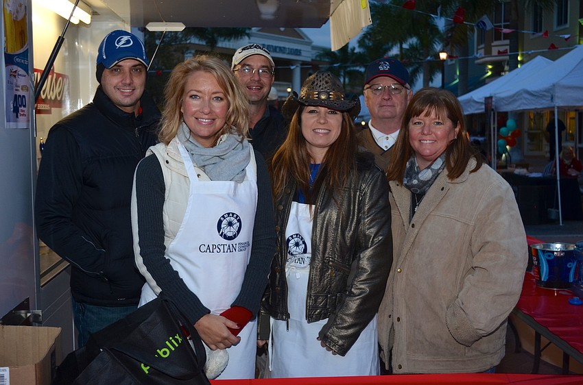 Back left: Daren McDonald, John McCann, John Sheldon; Front left: Kim Woods-McCann, Edith McDonald and Betsey Kennedy.