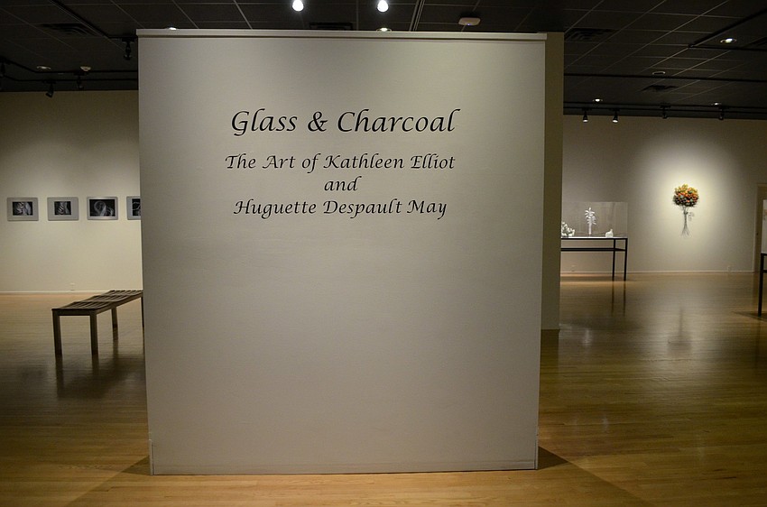 â€œGlass and Charcoal: The Art of Kathleen Elliot and Huguette Despault Mayâ€ exhibition runs through Feb. 12, at Selby Gallery.
