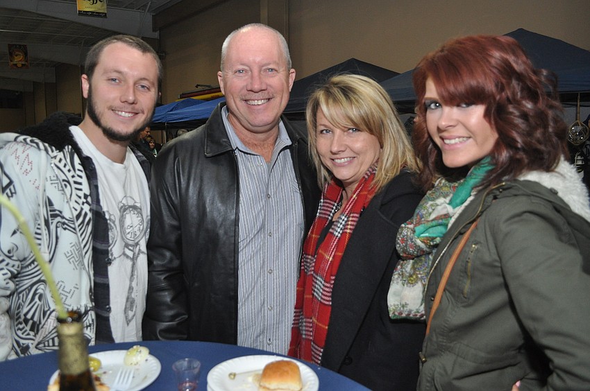Aaron, Jeff and Sherry Ball and Megan Cummins