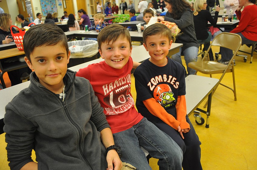 Brothers Nick, Vincent and John Emposimato all attend Braden River Elementary.