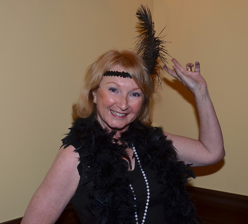 Lyn Enright dresses for the occasion.