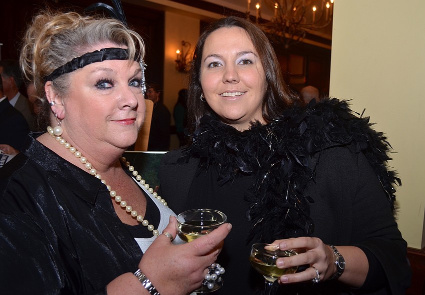 Lisa Barnott and Amanda Vercheski dress to impress.