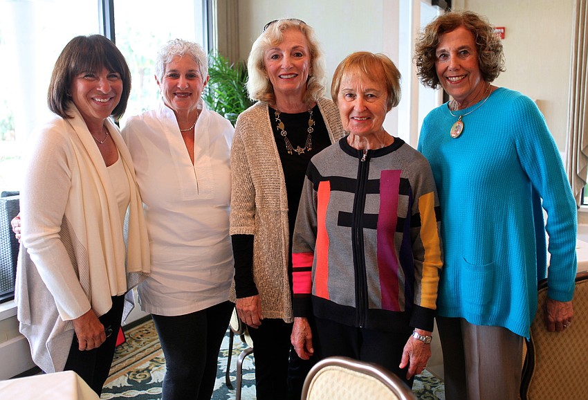 Sharman Rosen, Barbara Mason, Phyllis Lishnoff, Barbara Greenberg and Bernice Meyers