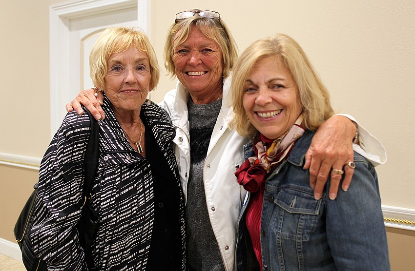 Yvonne Walsh, Isabelle Gammon and Virginia Isil