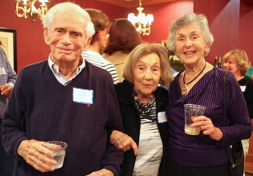Dr. Hy and Alma Kraman with Lynn Schwartz