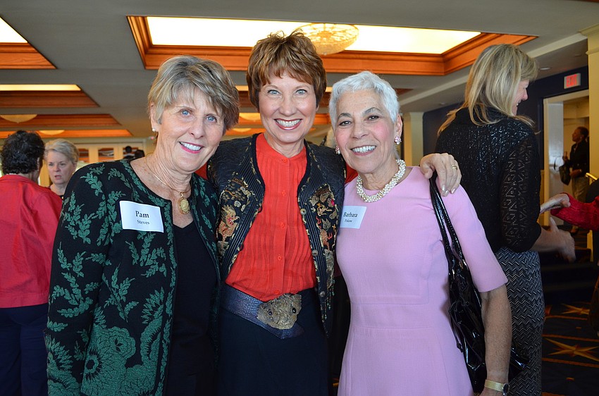 Pam Steeves, Anne Folsom Smith and Barbara Pekow