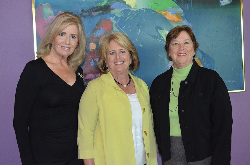 Town Hall Committee members Chris Cremer, Renee Eppard and Molly Maginn.