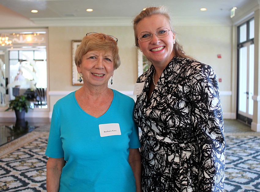 Barbara Katz with Terri Wonder, the Commissioner at Large Candidate for Manatee County.