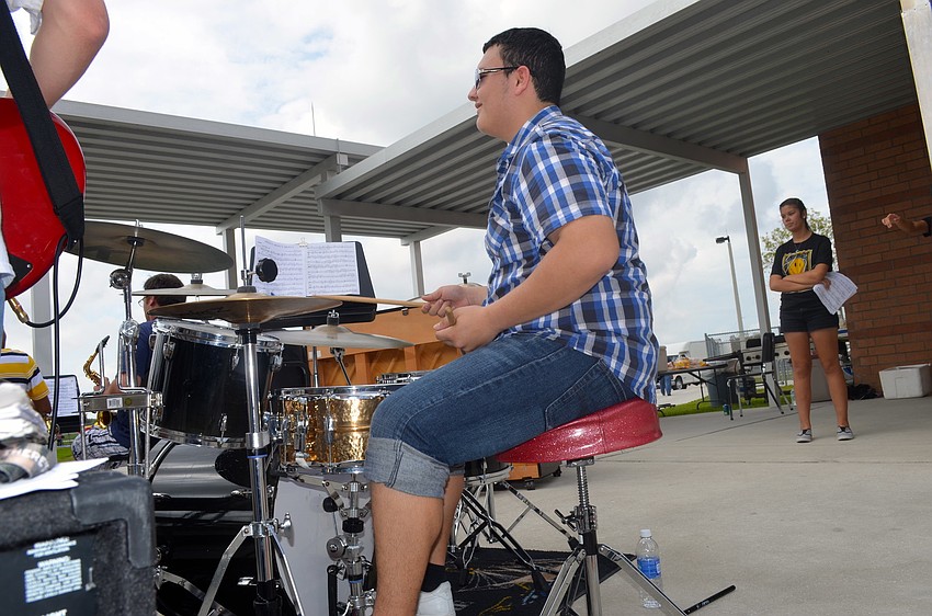 Jose Villalpando, 18, plays it cool.