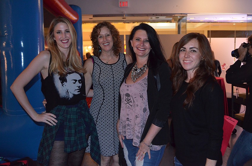 Jillian Carroll, Harriett Hritz, Joan Burnell and Heath McLain