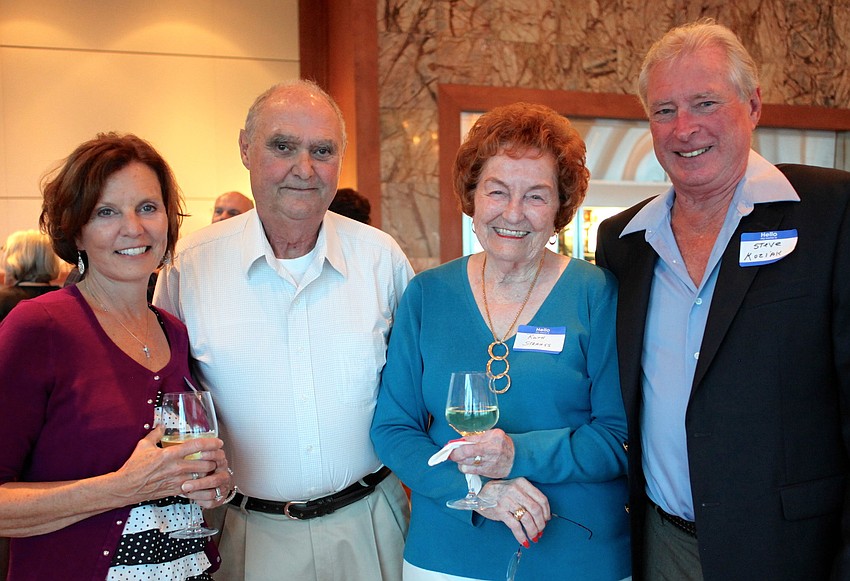 Treasurer Nadine Witzel, President Stew Cloud, Secretary Ruth Strauss and Vice President Steve Koziak