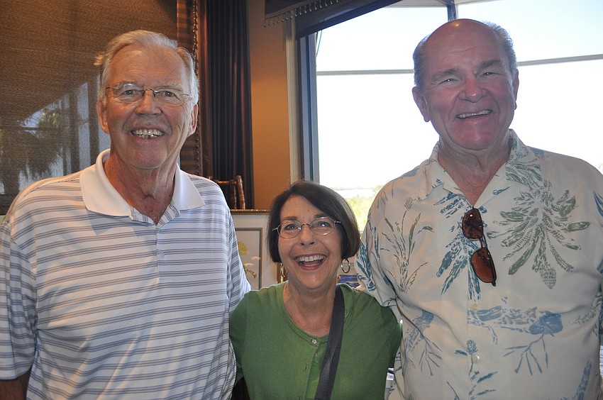 Leo Faust with Marie and Don Wearwool