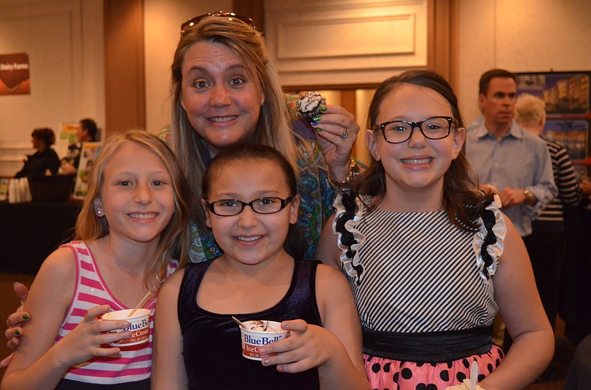 Mary Ellen and Emma Mancini with Kaitlyn Cairo and Lily Mancini