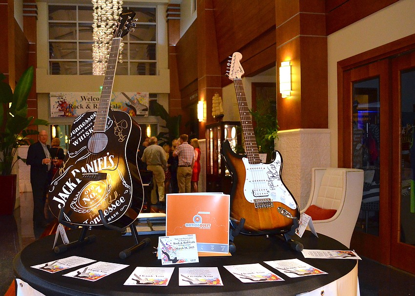 Autographed guitars, an ActionQuest Adventure in the British Virgin Islands and a seasonal membership to the Club were auctioned off at the event.