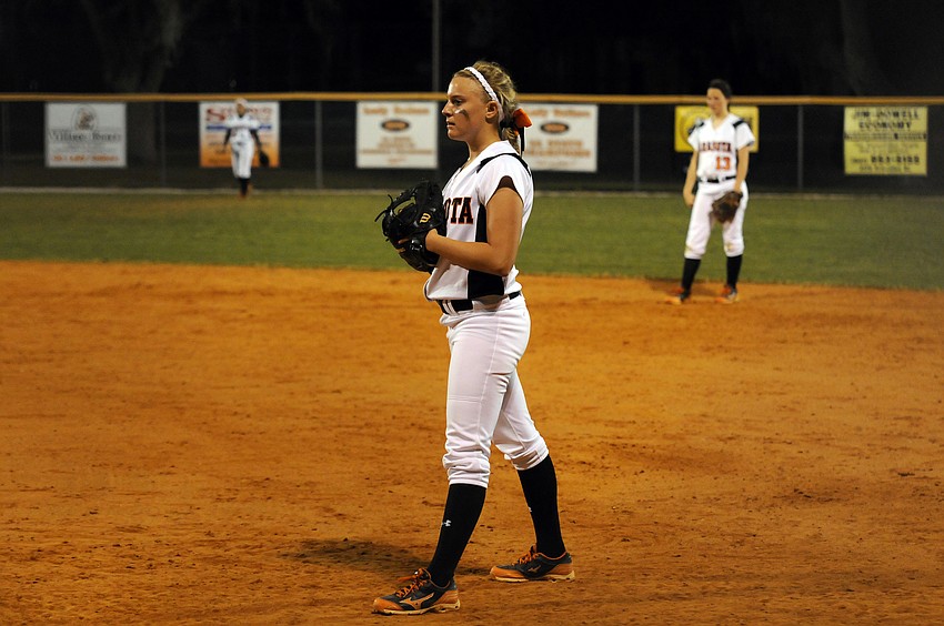 Avery Miller plays first base for Sarasota.